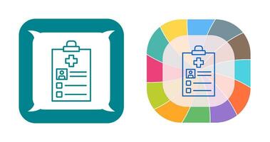 Medical Record Vector Icon