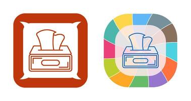 Tissue Box Vector Icon