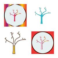 Tree with no Leaves Vector Icon