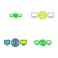 Unique Networks Vector Icon