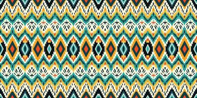 Seamless batik pattern,Seamless tribal batik pattern,and Seamless colorful pattern resemble ethnic boho, Aztec,and ikat styles.designed for use in wallpaper,fabric,curtain,carpet,Batik Embroidery vector