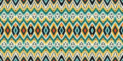 Seamless batik pattern,Seamless tribal batik pattern,and Seamless colorful pattern resemble ethnic boho, Aztec,and ikat styles.designed for use in wallpaper,fabric,curtain,carpet,Batik Embroidery vector