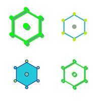 Unique Nodes Vector Icon