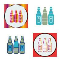 Beer Bottles Vector Icon