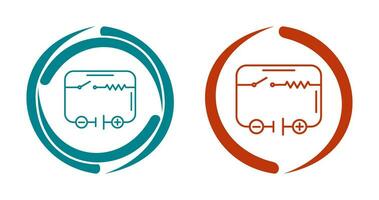 icono de vector de circuito eléctrico