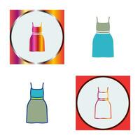 Cocktail Dress Vector Icon