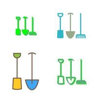 icono de vector de herramientas de jardinería