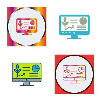 icono de vector de computadora