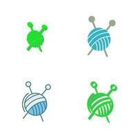 Knitting Vector Icon