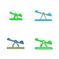 Seesaw Vector Icon