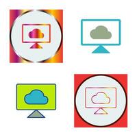 Cloud System Vector Icon