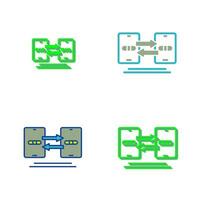 Data Synchronization Vector Icon