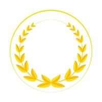 laurel wreath icon vector