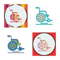 Wheel Chair Vector Icon