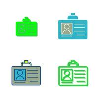 Id Card Vector Icon