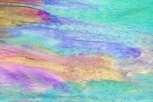 Gradient colorful purple blue green spring watercolor background photo