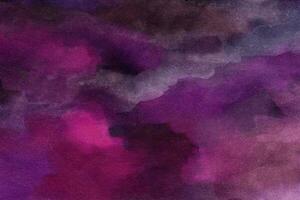 Gradient Purple-magenta hand-drawn watercolor background photo