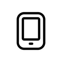 Handphone icon in trendy flat style isolated on white background. Handphone silhouette symbol for your website design, logo, app, UI. Vector illustration, EPS10.