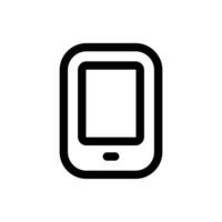 teléfono de mano icono en de moda plano estilo aislado en blanco antecedentes. teléfono de mano silueta símbolo para tu sitio web diseño, logo, aplicación, ui vector ilustración, eps10.