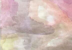 Soft Pink hand-drawn watercolor background photo