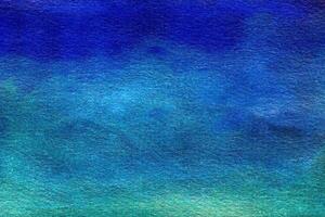 Gradient blue green hand-drawn watercolor background photo