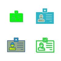 Identity Card Vector Icon