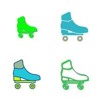 patines, vector, icono vector