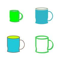 icono de vector de taza de café