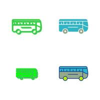 icono de vector de bus