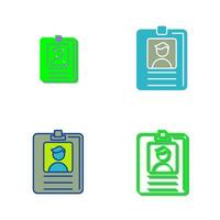 Id Card Vector Icon