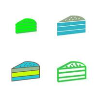 Cake Slice Vector Icon