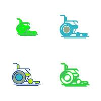 Wheel Chair Vector Icon