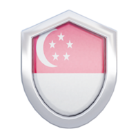 singapore nationell flagga uppsättning illustration png