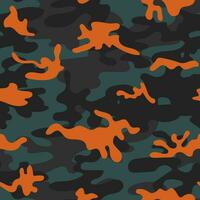 Camouflage seamless pattern. Texture military camouflage seamless pattern. Abstract army and hunting masking ornament. vector
