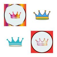 King Crown Vector Icon