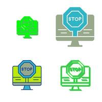 Stop Vector Icon