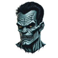 Frankenstein Kopf png Bild transparent Hintergrund ai generativ