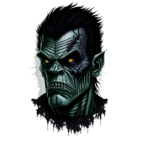 frankenstein cabeza png imagen transparente antecedentes ai generativo