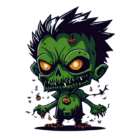 Cute Zombie Png Transparent Background Ai Generative