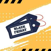 Black Friday social media banner template. Black Friday sale, shopping poster. Design template for advertising. Black Friday poster, flyer design vector template.