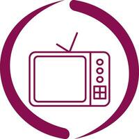 TV Set Vector Icon