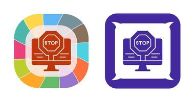 Stop Vector Icon