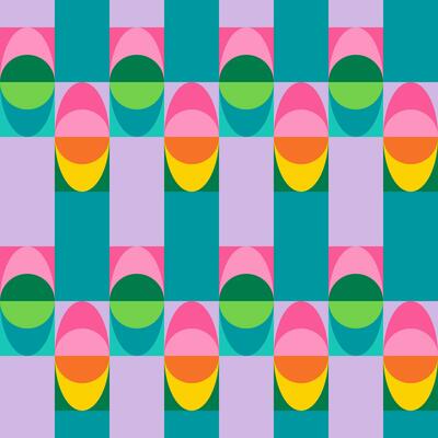 Essential geometric printable seamless pattern with abstract Minimal elegant line form stroke shapes in vibrant colors. Modern simple background in minimalist mid century style vector wall art