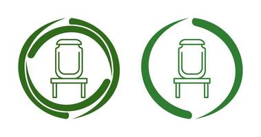 Jar on Display Vector Icon