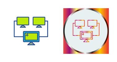 Connected Systems Vector Icon