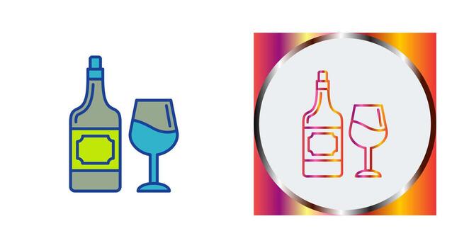 icono de vector de vino
