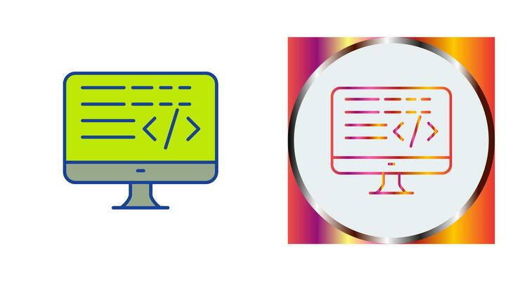 Coding Vector Icon