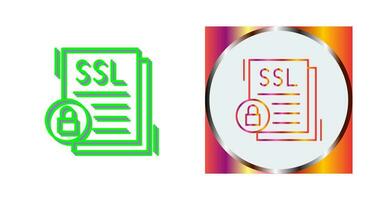 icono de vector de ssl