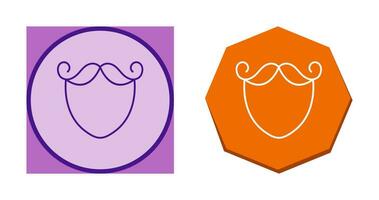 Beard and Moustache Vector Icon