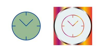 Unique Clock Vector Icon